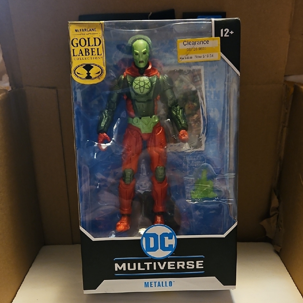 DC Multiverse Metallo Figure New In Box, Box Shows Slight Shelf Wear
